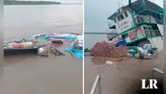 Embarcación se hunde en río Ucayali y 62 personas se salvan de morir