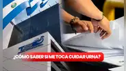 Elecciones El Salvador 2024: ¿cómo verificar si me tocará cuidar una urna?