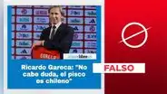 Ricardo Gareca no declaró que “el pisco es chileno": la gráfica es falsa