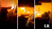 Chile en llamas: el dramático momento en el que un bus atraviesa uno de los incendios en Quilpué
