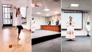 Estudiante sustenta su tesis vestida con traje de marinera y en redes le dicen: “Orgullo del Perú”