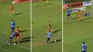¡Bryan Reyna mete su primera asistencia! Se quitó a 2, lanzó un enorme centro y Belgrano descontó