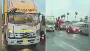 San Borja: choque de buses deja cinco heridos y provoca tráfico vehicular en la Panamericana Sur