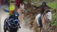 Niño muere tras ser arrastrado por caballo cuando participaba en una competencia hípica en Apurímac