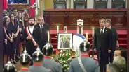 Chile: Gabriel Boric, Michelle Bachelet y Eduardo Frei rindieron último homenaje a Sebastián Piñera