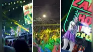 Corazón Serrano: así fue su concierto con fuerte lluvia por los carnavales de Cajamarca