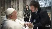Javier Milei y el papa Francisco se reúnen por primera vez tras la canonización de Mama Antula