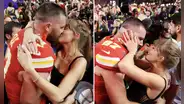 El romántico beso de Taylor Swift y Travis Kelce en el Super Bowl 2024 que pasará a la historia