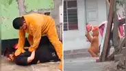 Policía Terna se disfraza de osita por San Valentín para capturar a mujer que vendía drogas