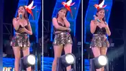 Milagros Díaz confunde letra y animador de Corazón Serrano le juega broma para superar desliz
