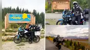 Colombiano conquista las redes sociales con su épico viaje en moto desde Medellín hasta Alaska