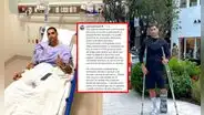 El sentido mensaje de Sabbag tras ser operado y no jugar con Alianza: "¿Por qué me sucede esto a mí?"