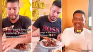 Peruanos prueban pinchos venezolanos y usuarios les dicen: “Son anticuchos del Perú”
