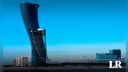 Capital Gate, el rascacielos más inclinado del mundo que supera a la Torre de Pisa