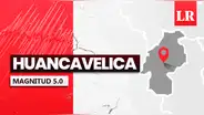Temblor de magnitud 5.0 se sintió en Huancavelica hoy, según IGP