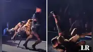 Así fue el accidente de Madonna en el que un bailarín la tiró al suelo en su show de Seattle