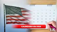 Calendario oficial de días festivos en Estados Unidos para el 2024