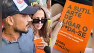 Ana Paula llega a Lima con Guerrero y llama la atención su libro: 'El sutil arte de que te importe un carajo'
