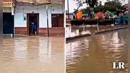 Calles de Tumbes amanecen inundadas a consecuencia de torrenciales lluvias