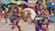 Danzante es viral tras bailar junto con su menor hija en la Candelaria y dicen: “No hay excusas”