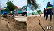 Obra de drenaje pluvial en Piura colapsa tras intensas lluvias: ministra de Vivienda culpa a municipio