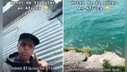 Peruano visita África y revela cómo es el hotel de 1 dólar con vista al mar: “Es un cuarto VIP”