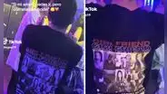 Joven sorprende en discoteca al usar polo estampado con fotos de su novia y le dicen: ¿Dónde los hacen?