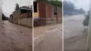 Ica: intensas lluvias causan inundaciones y huaicos en el distrito de San José de Los Molinos
