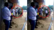 Piura: enojados vecinos bañan con agua de desagüe a alcalde distrital en Sullana