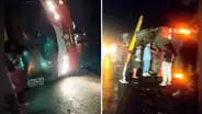 Más de 30 personas quedan gravemente heridas tras volcadura de bus en Chincha