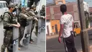Trujillo: en pleno estado de emergencia captan a hombre caminando con arma de fuego por las calles