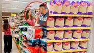 Argentinos van a supermercado en Perú y se sorprenden al encontrar productos en "tamaño gigante"
