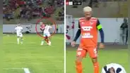 Paolo Guerrero enfureció y metió un codazo, pero se salvó de la roja en su debut con la UCV