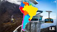 El teleférico más alto del mundo y el segundo más extenso del planeta está en Sudamérica: no es de Bolivia