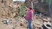 Arequipa: madre y sus hijos se salvan luego de que colapsara su casa por las fuertes lluvias