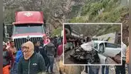 Carretera Central: 2 personas mueren tras violento choque de camión contra automóvil