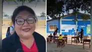 Ucayali: alumnos de colegio de Pucallpa estudian debajo de un árbol por aulas en mal estado