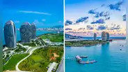 La isla de China que apunta a ser el puerto de libre comercio más grande del mundo y atrae a miles de turistas