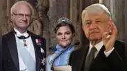 AMLO y reyes de Suecia se reúnen en México: incluyen el Tren Maya en su agenda de visita