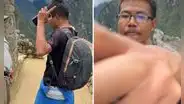 Turista fue expulsado de Machu Picchu al caminar en sentido contrario y dicen: “Hay reglas”
