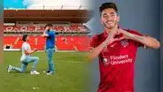 Australia: futbolista Joshua Cavallo le pide matrimonio a su novio en pleno estadio