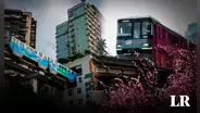 La única ciudad del mundo con un tren que atraviesa un edificio: ocupa del sexto al octavo piso