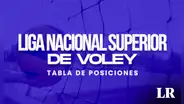 Tabla de posiciones Liga Nacional Superior de Vóley 2024 EN VIVO: hoy se definen los cruces