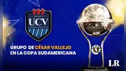 Grupo de la César Vallejo con Paolo Guerrero en la Copa Libertadores 2024