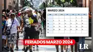Feriados marzo 2024: ¿cuántos días libres restan este mes y cuáles son?