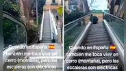 Peruana en España compara los cerros de Perú y Barcelona: “Acá se sube, pero con escaleras eléctricas”
