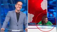 Óscar del Portal y su irónico comentario tras caída de Alvina Ruiz: “Agárrense bien”