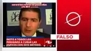 “El médico más famoso de Perú” no promueve la cura contra las várices: video es apócrifo