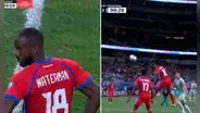 Cecilio Waterman anotó golazo de cabeza con Panamá, pero fue anulado por el VAR