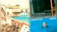 Municipalidad de Lurín demuele piscina de Susana Villarán